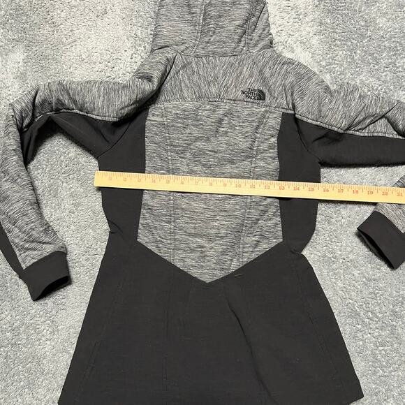 The North Face Jacket Womens XS Pseudio Grey Black Hooded Coat - Picture 4 of 9